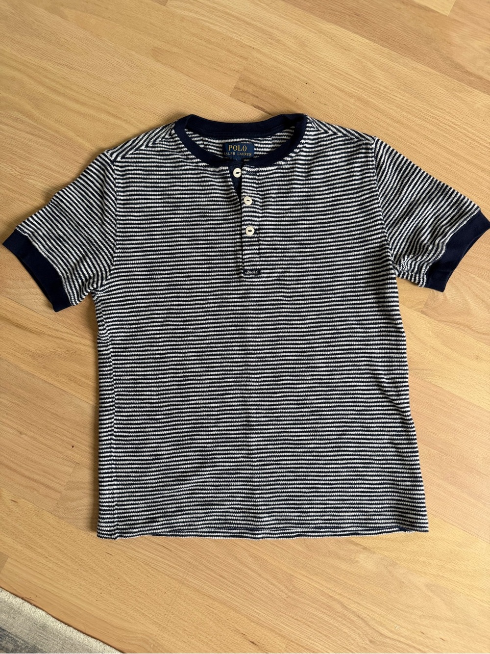 Polo Ralph Lauren Boys Large (14-16) Striped Henley Shirt